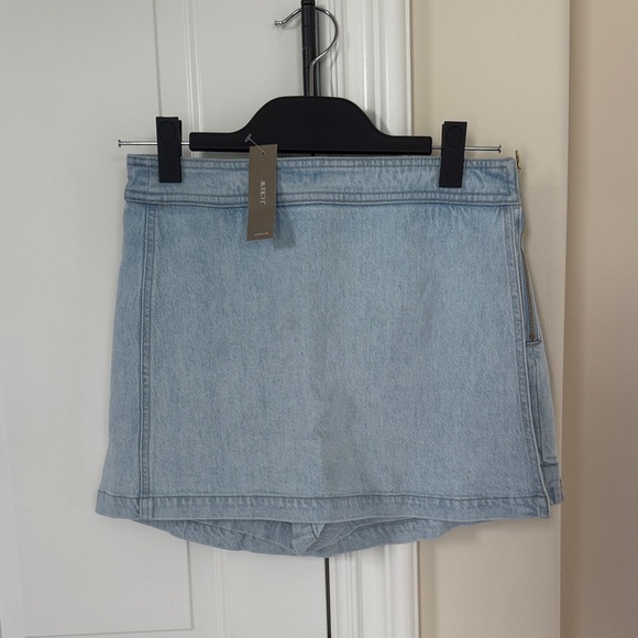 NWT J. Crew Denim Skort - Picture 1 of 6